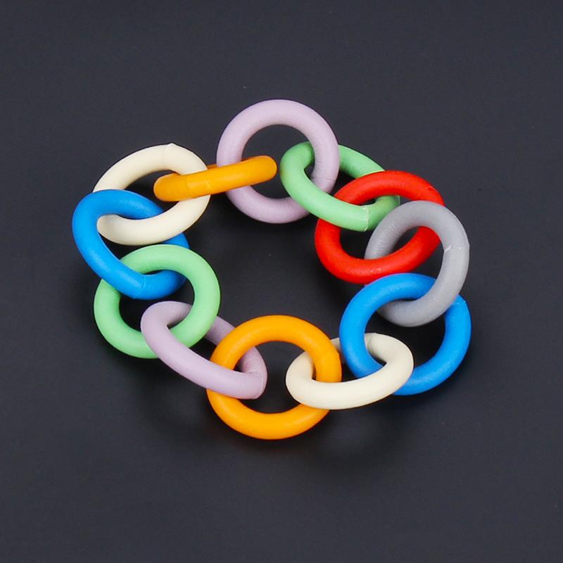 

Bangle YD&YDBZ Bohemian Style Real Handmade Multicolor Rubber Bracelet Women's Jewelry Brand Shop Art Designer Pulsera Chain, Black