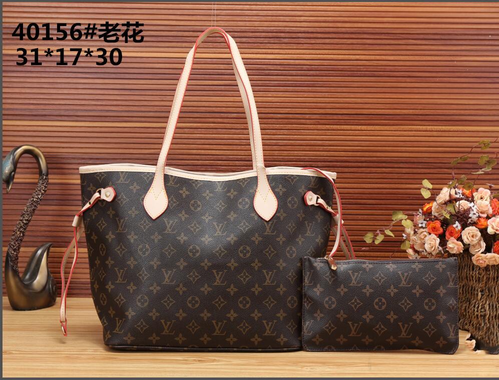 

1-10 2pc Set Shopping Bag+wallet Tote women Shoulder Bag Designer Handbag Large Capacity crossbody bags wallets GGLVLouisb