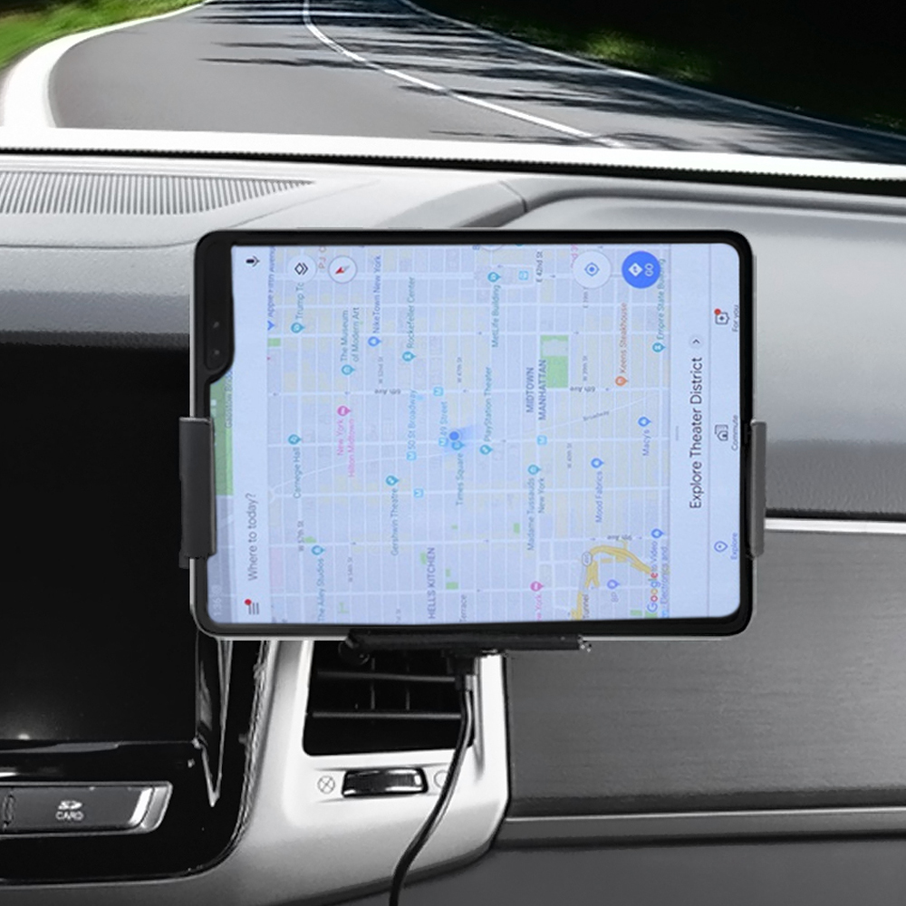 

Car Wireless Charger 10W Auto Clamping Phone Mount Holder for Samsung Galaxy Fold Z Fold 2 iPhone 11 XS Max Huawei Mate X X0124