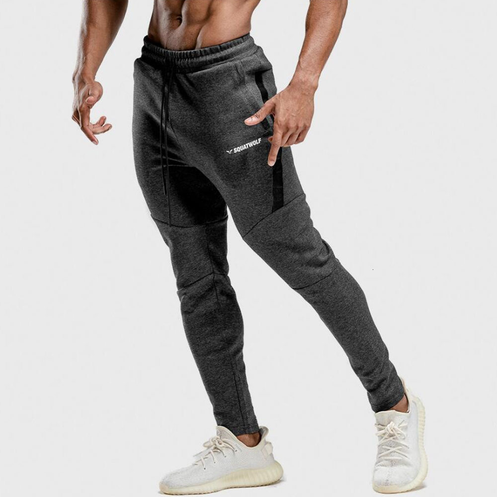 

2021 New Jogger Sweatpants Men Casual Ny Cotton Gyms Fitness Workout Trousers Male Fashion Sportswear Bottoms Brand Track Pants Q2rl, Army green