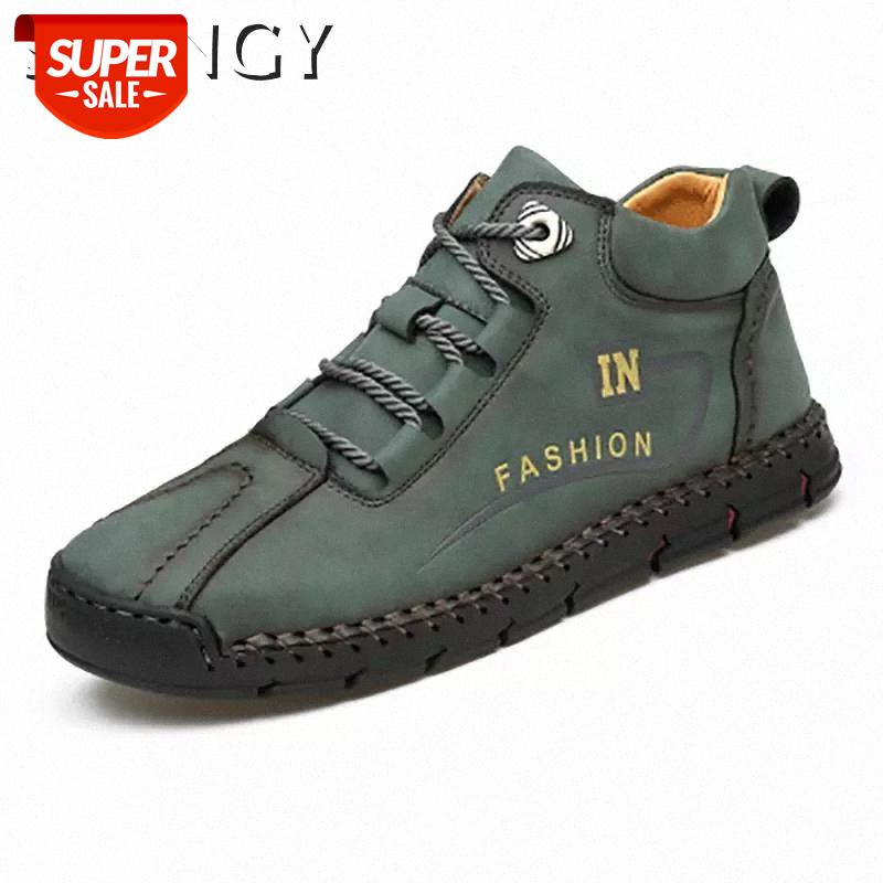 

Shoes Men Fashionable Men's Boots Highquality Casual Boots Lace Up Comfortable Outdoor Men Shoes Trendy Footwear High-top Combat #qj1o