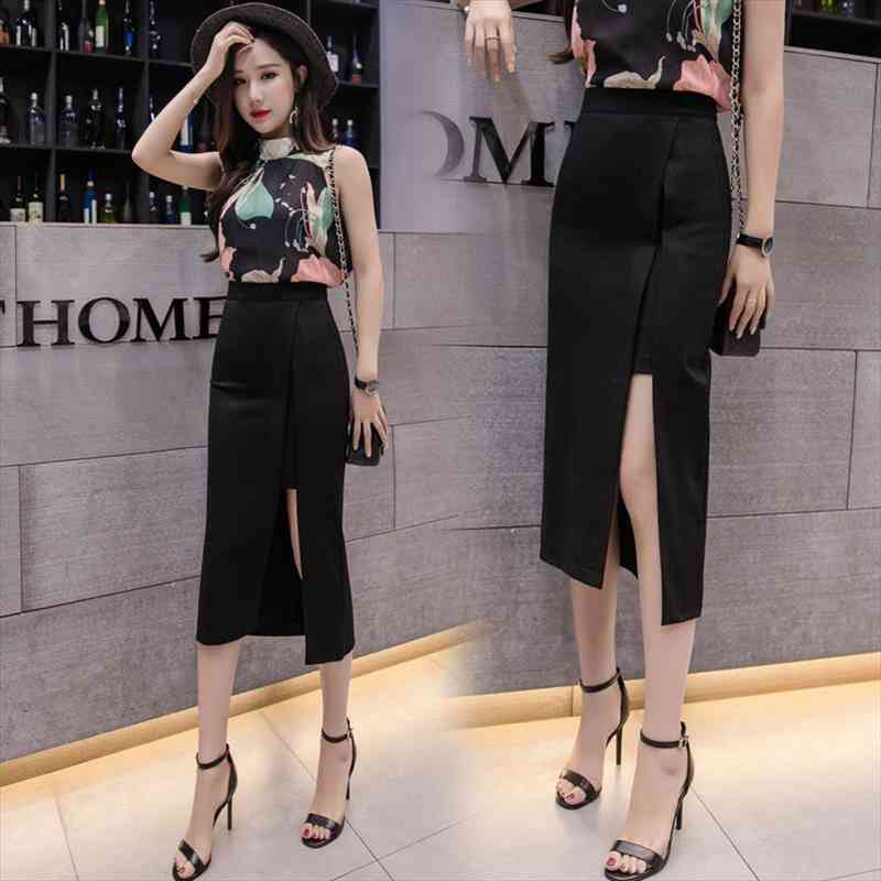 

wholesale autumn winter selling womens skirt fashion casual h20-180710, Black