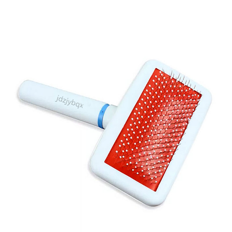 

jdzjybqx Cat and dog needle comb, dog and cat pet grooming, small pet comb, pet white brush
