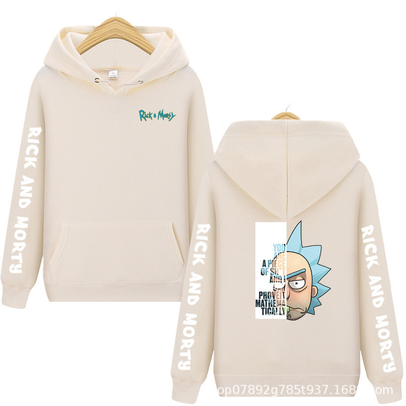 Petite tête Anime Pull Rick Personnalisé Pure Pull Pull Fashion Sportswear Sweat à capuche à manches longues Populaire