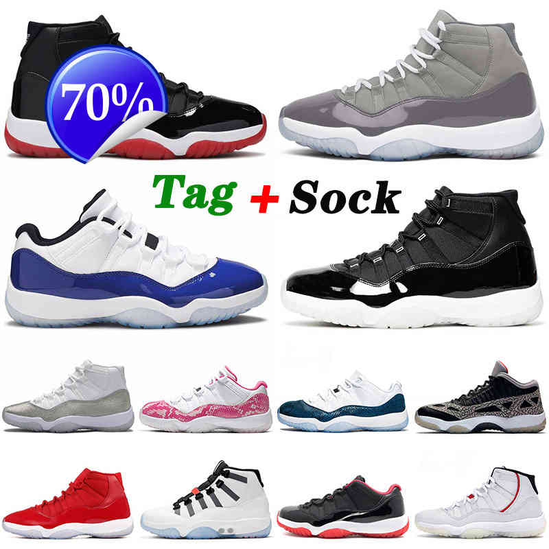 

2022 New Arrival Basketball Shoes 11 11s Jumpman Sport Mens Womens 25th Anniversary Cool Grey Concord Trainers, Customize