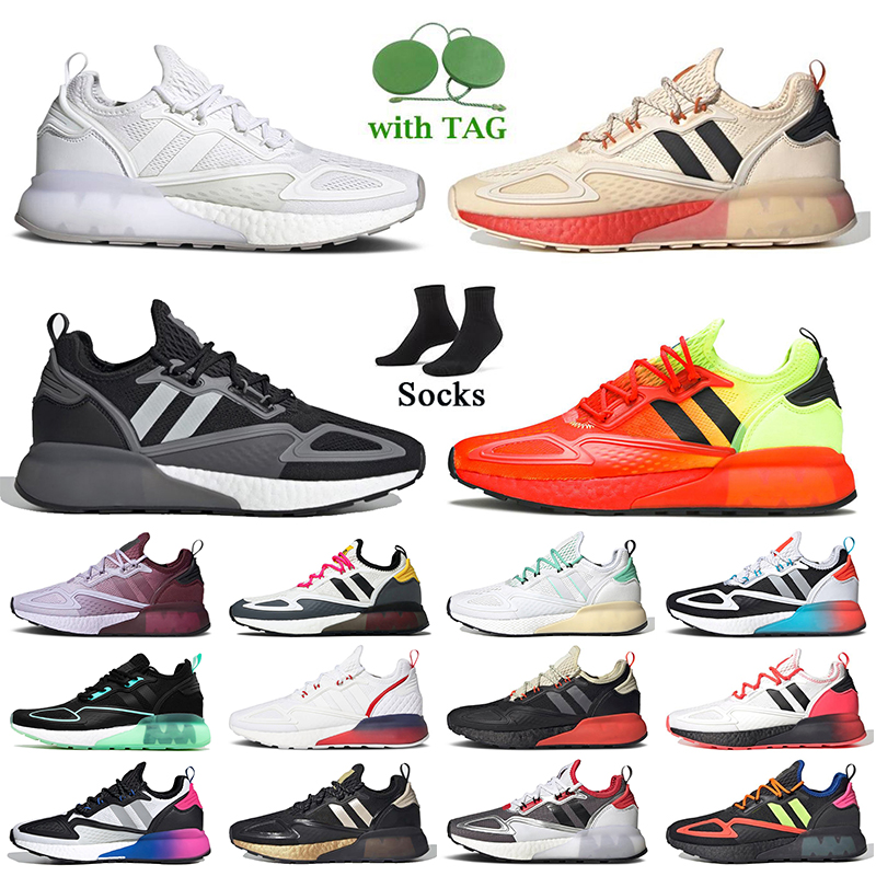 

Jogging Sports Women Mens ZX 2K 4D Running Shoes Top Fashion Triple White Black Oreo Solar Yellow Red Halo Silver Gradient Fade Gaming Pack Tennis Trainers Sneakers, D44 39-45