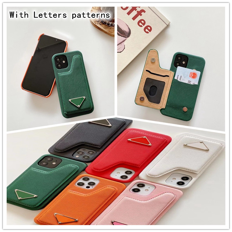 

With Metal Letters patterns Multifunction Phone Card package women Luxurys Designers Wallet Leather Smartphone Case For iphone series