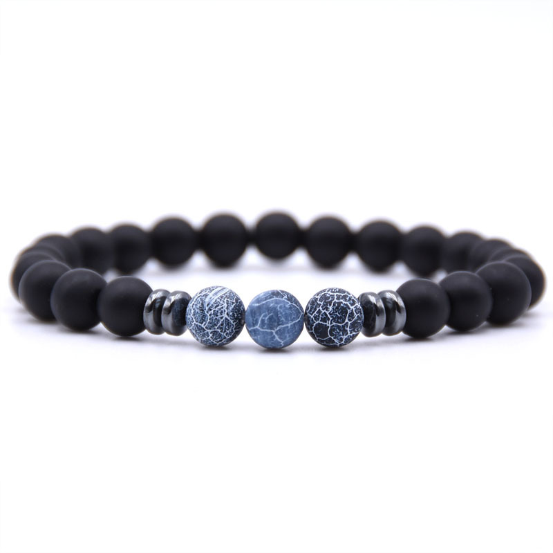 

Vogue Style Handmade 8MM Natural Beads Strands Elastic Bracelet Wholesale