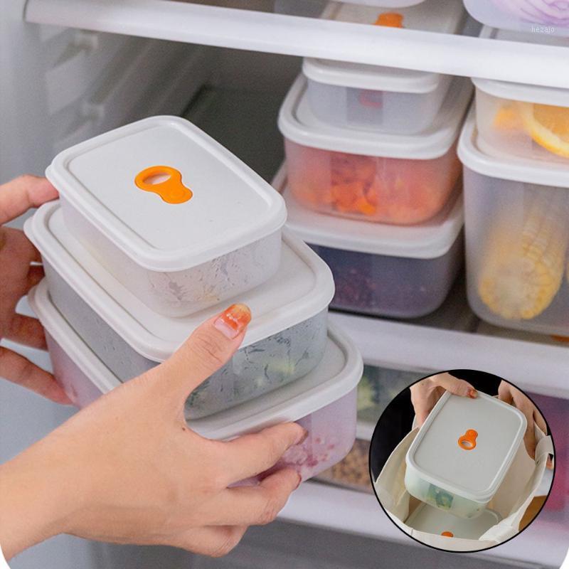 

Storage Bottles & Jars Portable Children Baby Food Container Refrigerator Freezing Cubes With Tray Leakproof Stackable Box Snack Organizer