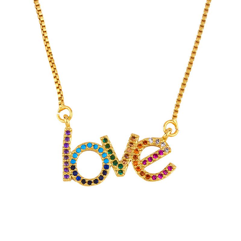 

Pendant Necklaces Fashion Cute Butterfly Necklace Copper Cubic Zirconia Gold Chain CZ Rainbow Choker Fine Party Birthday Gift