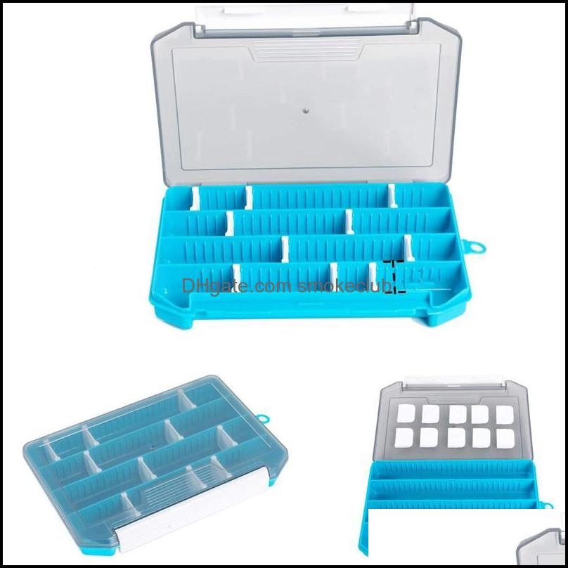 

Fishing Sports & Outdoorsfishing Aessories 6 Color Tackle Box For Lure Removable Dividers Storage Organizer Lures Hooks Luya Bait Drop Deliv