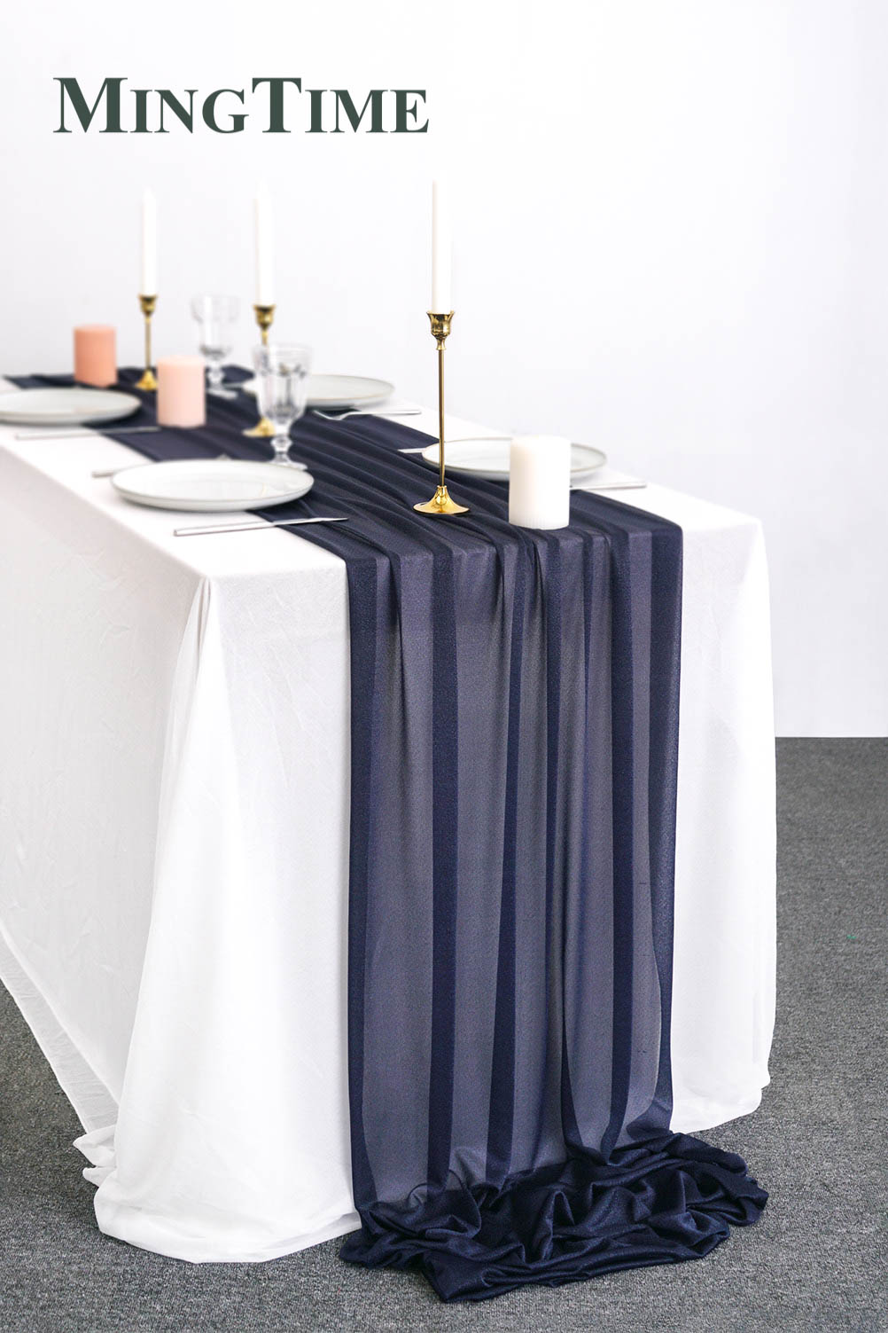 

Tabe Runner Sheer Chiffon uxury Soid 29in x 14ft Wedding Rustic Boho Party Brida Shower Birthday Christmas Decorations