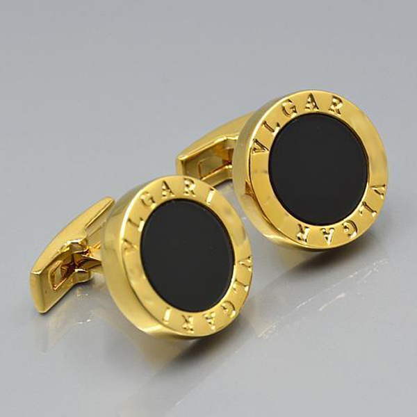 

fashion high quality Black Circular Men shirt Cufflinks brand jewels copper metal Cuff links for wedding for Gift, Silver