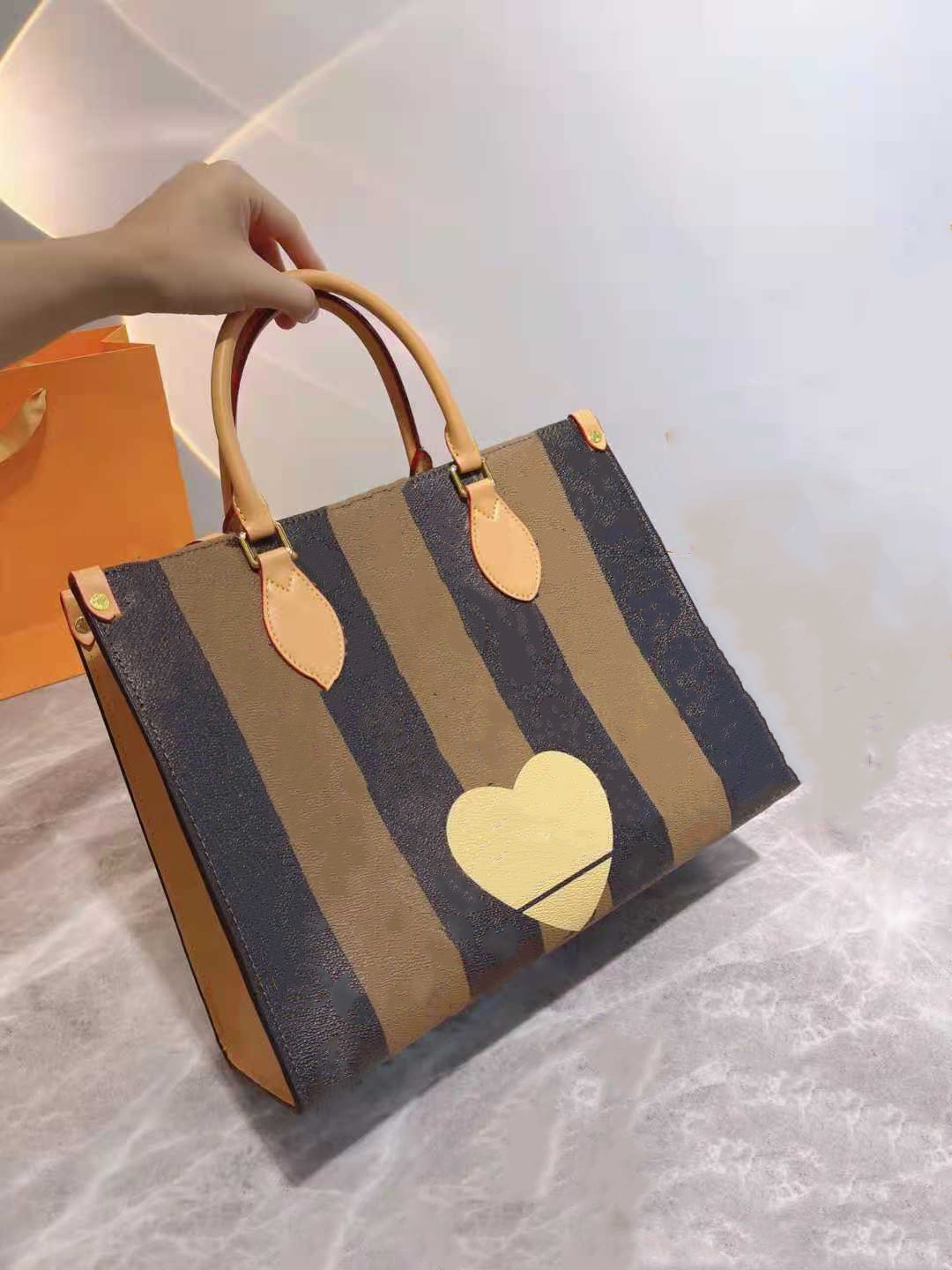 

High-quality womens totes bags trend color matching design fashion ladies handbag purse large capacity casual top lady shoulder crossbody bag1104, Customize