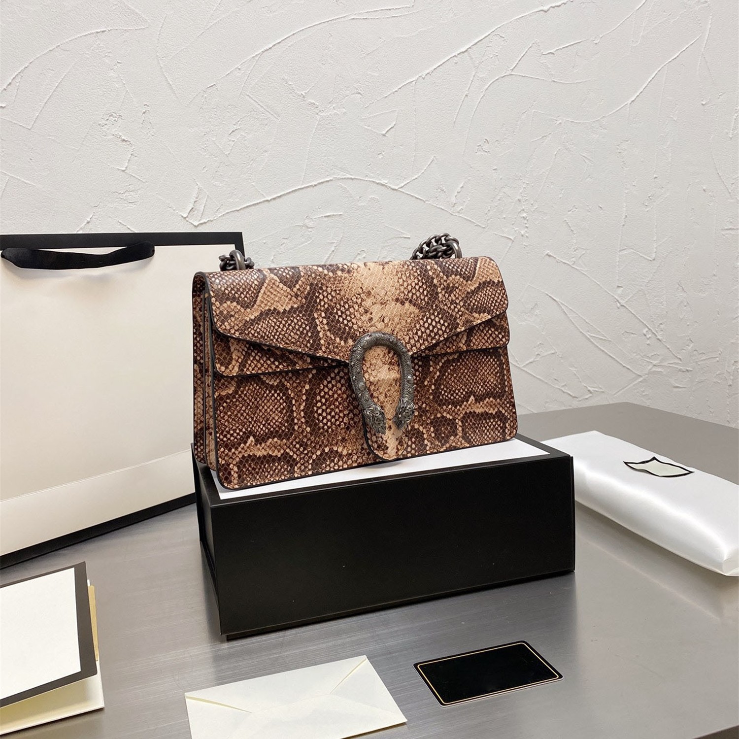 

1New shoulder bags 2021 Women handbag Crossbody bag brands designer handbags high quality flower printing bag purse 28cm 2074
