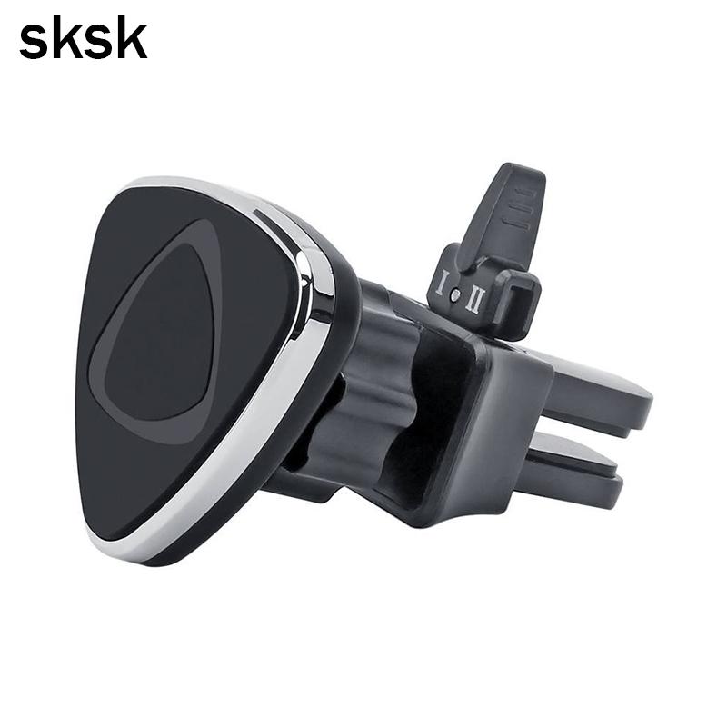 

Cell Phone Mounts & Holders SKSK Car Holder Magnetic Air Vent Mount Mobile Smartphone Stand Magnet Support Cellphone Telephone Tablet GPS