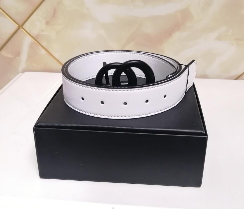 

Fashion Big buckle genuine leather belt designer men women high quality mens belts, No box