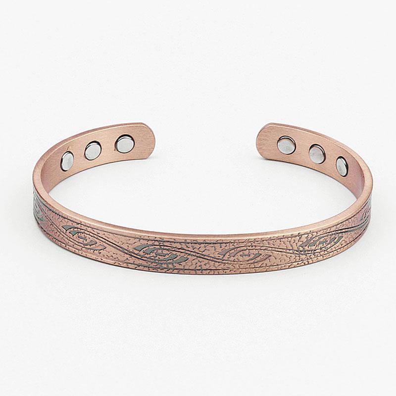 

Bangle Jewelry Health Care Anti-Arthritis Rheumatism Pain Relief Biomagnetic Spiral Bracelet Women's Copper