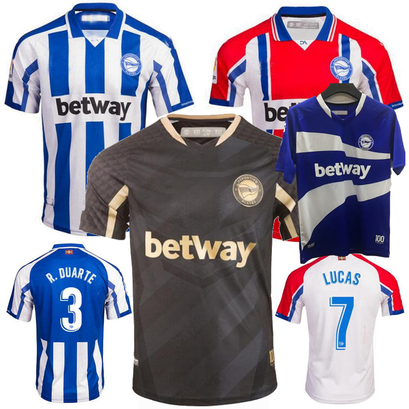 

2020 2021 Deportivo Alavés Soccer Jerseys 20 21 Alaves LUCAS DUARTE home away 3rd 4th football men and kids shirt