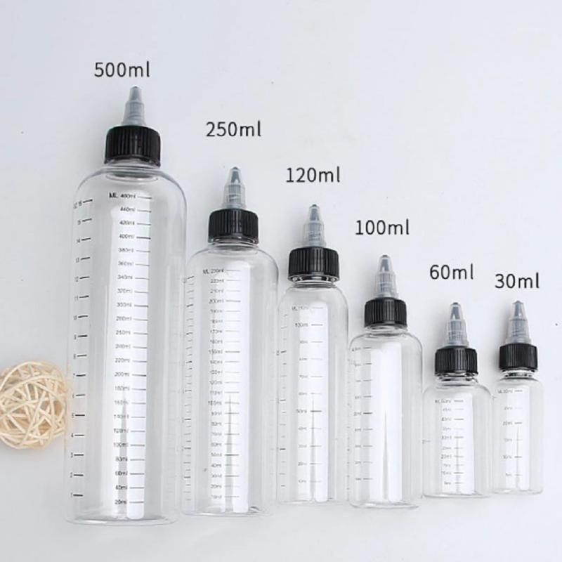 

Storage Bottles & Jars 5pcs 30/60/100/120/250/500ml Bottle With Cap + Scale Supply