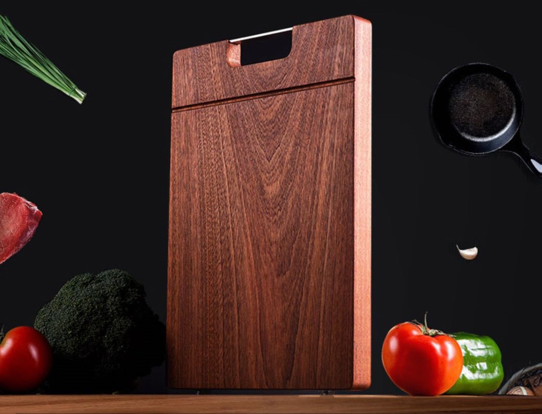 

Double gun whole wood board, ebony cutting board
