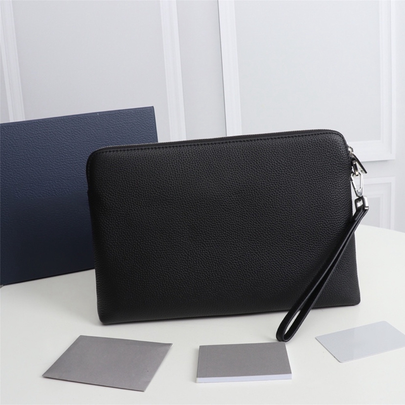 

wholesale TOP quality purse handbags message black Pochette Prettyplus Clutch Bags Fashion real leather handbag wallet women bag With box