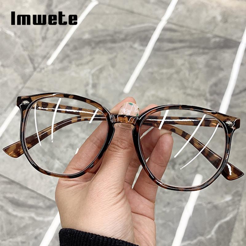 

Fashion Sunglasses Frames Imwete 2021 Glasses For Women Men Blocking Blue Light Computer Spectacles Irregular Transparent Optical Eyewear