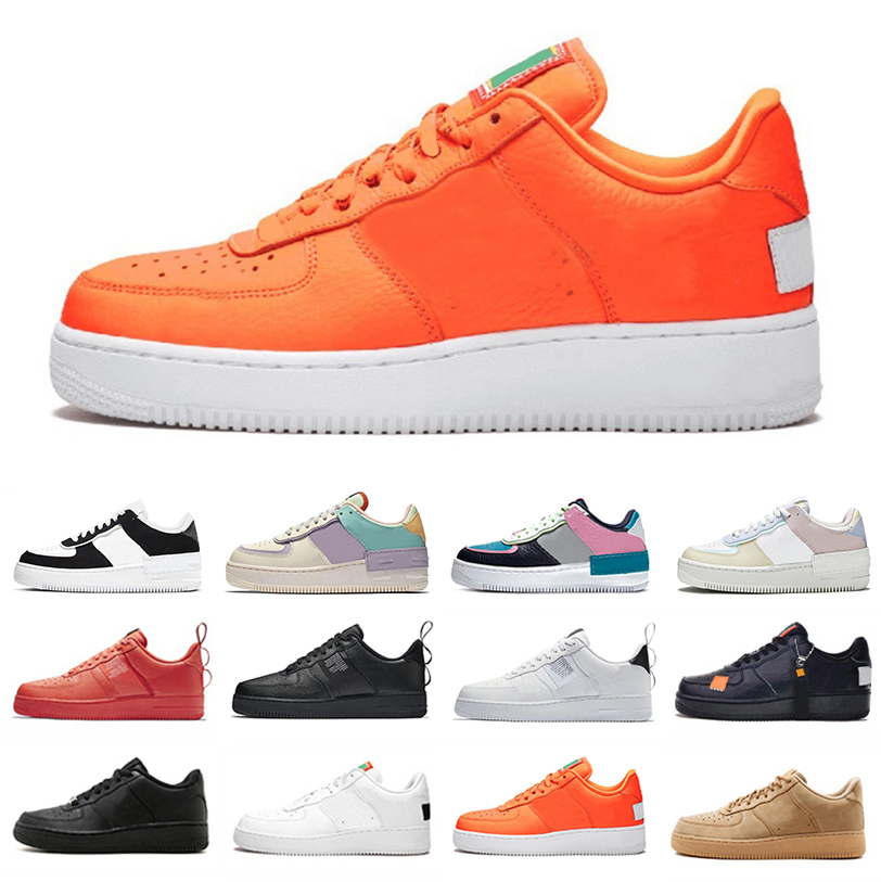 

OG Classic 1 low mens womens running shoes 1s sneakers high cut Just it utility black Just Orange Volt red men women outdoor trainers sports platform shoe jogging, Pay for box