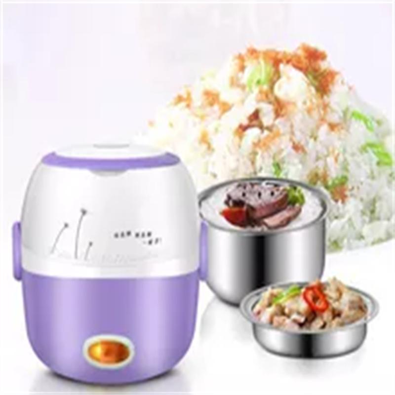 

Rice Cookers 110V Lunch Box 2 Layers Portable Food Steamer Cooking Container Meal Lunchbox Warmer MINI Cooker Thermal Heating Electric