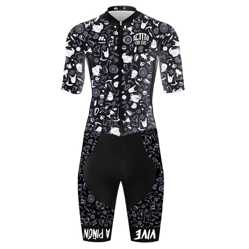 

Racing Sets 2021 Mens Skinsuit Bicycle Jumpsuit Triathlon Clothing Ropa Conjunto Ciclismo Hombre Summer Tights Bike Run Tri Suit