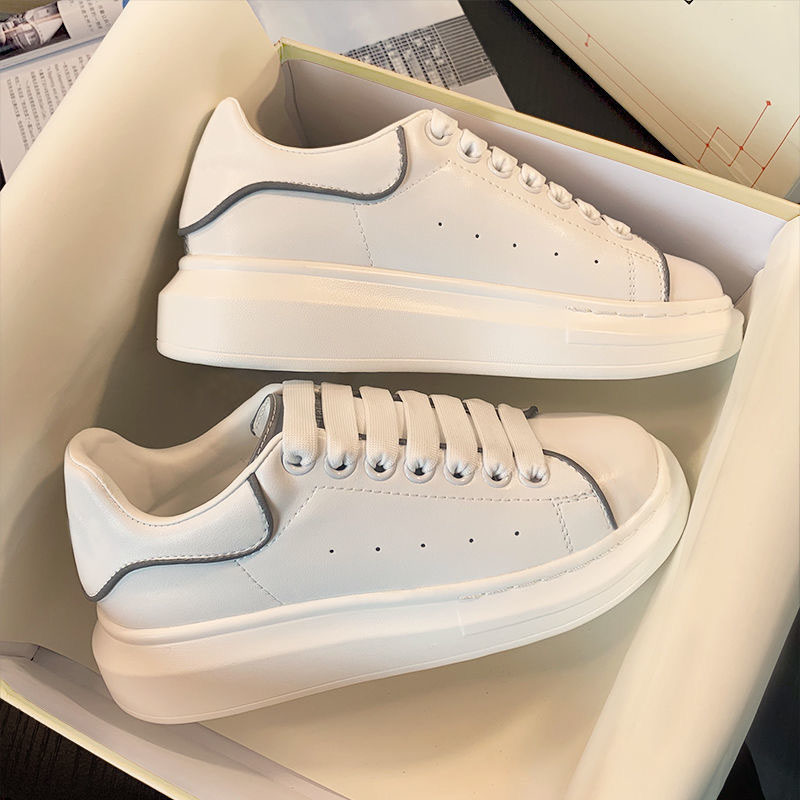 

New Platform CasualPlatform sports Shoes laser blue yellow Triple white reflective Fashion rainbow multi color silver leather snake skin sneaker Us11 Us12 with box, Customize