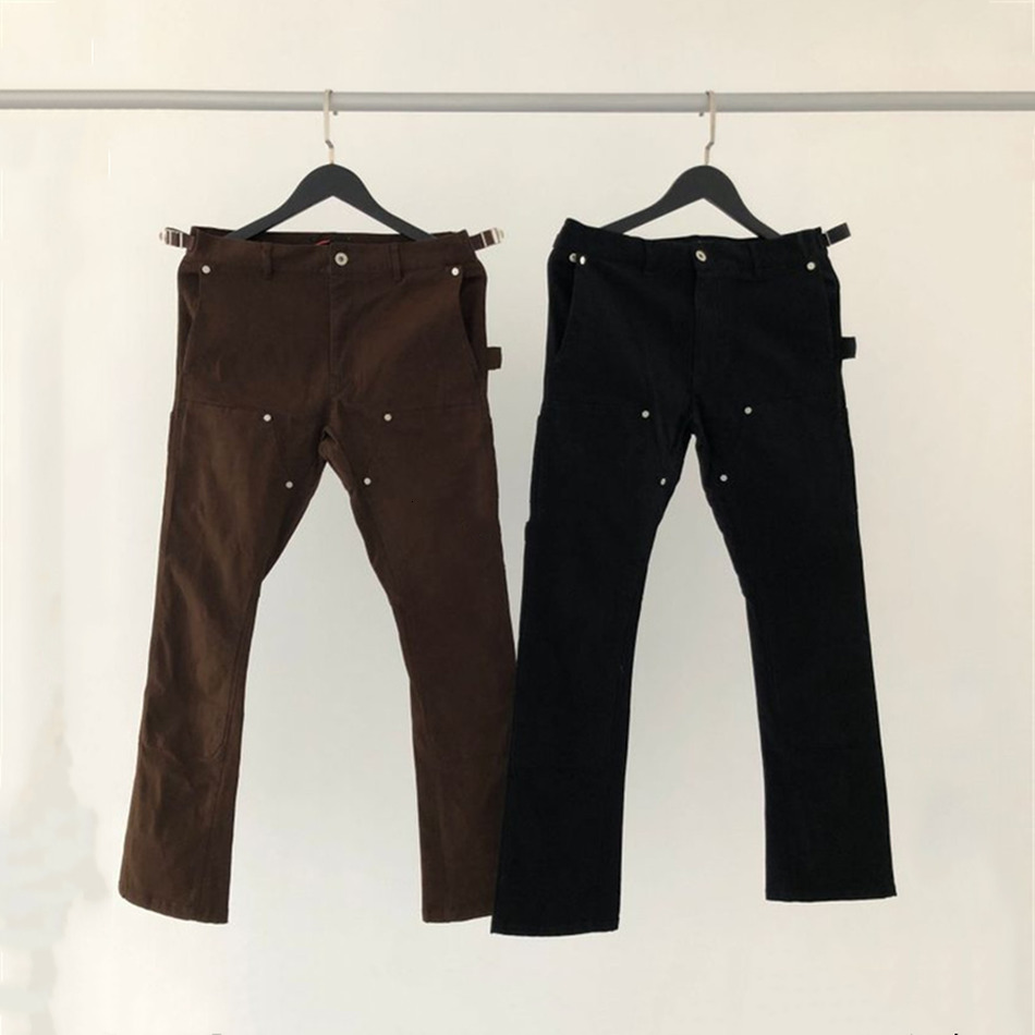 

2021 New Fw Vujade Cargo Pants Women Men Jogger Slim Overalls Track Zipper Vuja De Joggers 6gd0