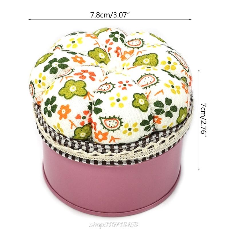 

Other Arts And Crafts Pumpkin Shaped Needle Pin Cushion With Storage Box Pincushion Stitch Needlework Mat DIY Craft Embroidery Sewing A16 21