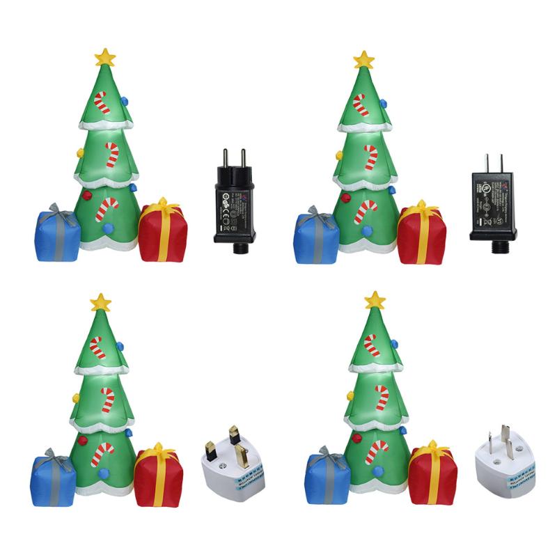 

Christmas Decorations Inflatable Model Tree Gift Box With Light For Garden Lawn Party Decoration Stake Toys Household Accessories