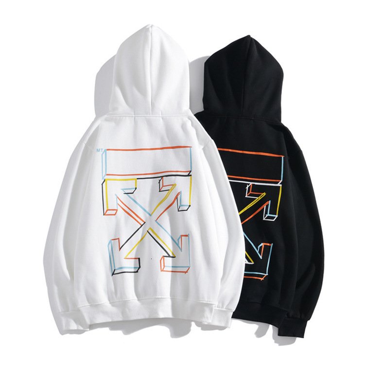 

Off Autumn and Winter New White Arrstyle Graffiti Oil Painting Cartoon Coat
