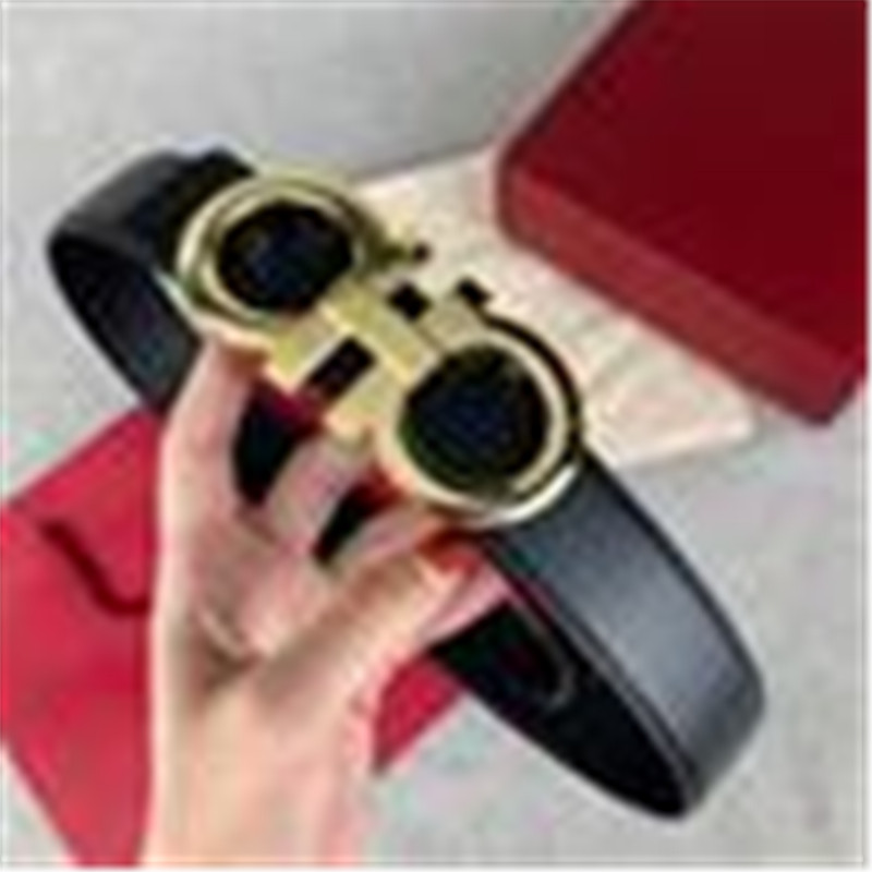 

2021 New belts womens mens belts wholesale high quality Fashion casual business metal buckle leather belt for man woman belt, Black