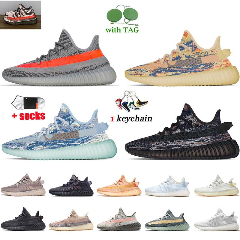 

Outdoor sports shoes Womens Mens Sneakers Beluga Reflective MX Blue Oat Rock Light Mono Black Ash Stone Static Carbon Top Fashion Trainers B