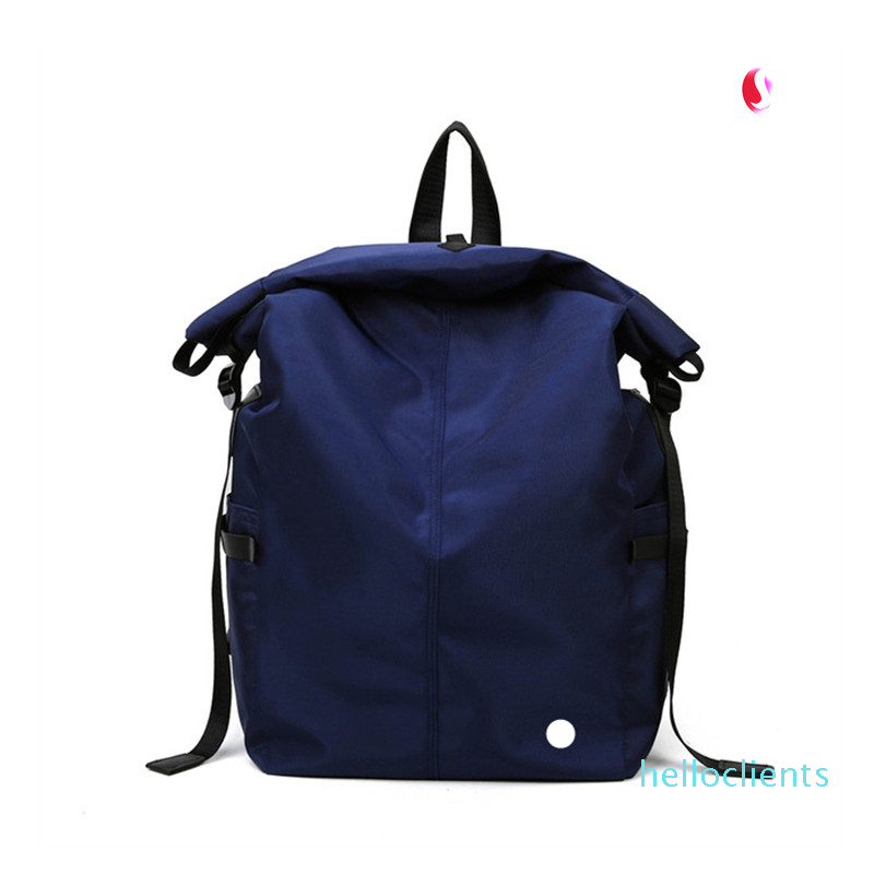

Designer luxury high-end trend backpack men's and women's sports yoga running travel backpack simple fashion student climbing luggage, Army green