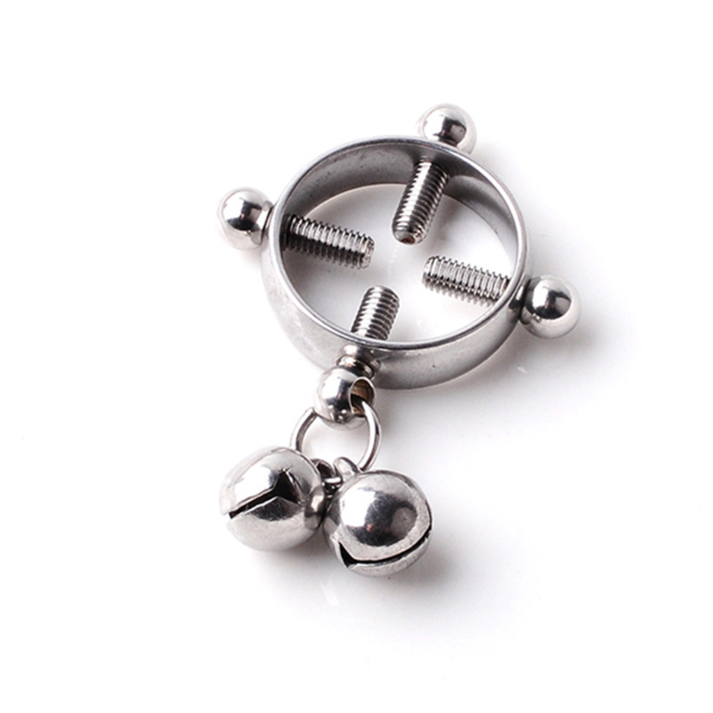 

D0957 Silver Color Nipple Ring No-Piercing