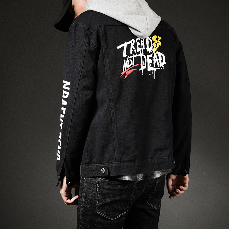 

2021 New Men Jacket Jean Military Army Soldier Cotton Air Force One Male Brand Clothing Spring Autumn Mens Jackets Plus Size Hzhu, Black