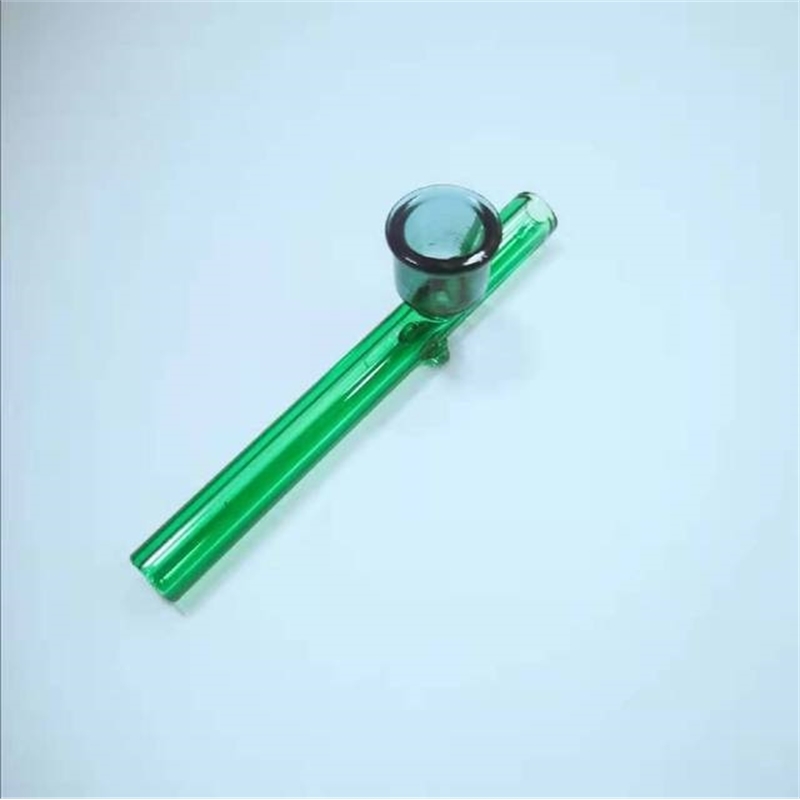 

Color high borosilicate smoke tube handicraft glass pipe and cigarette gun