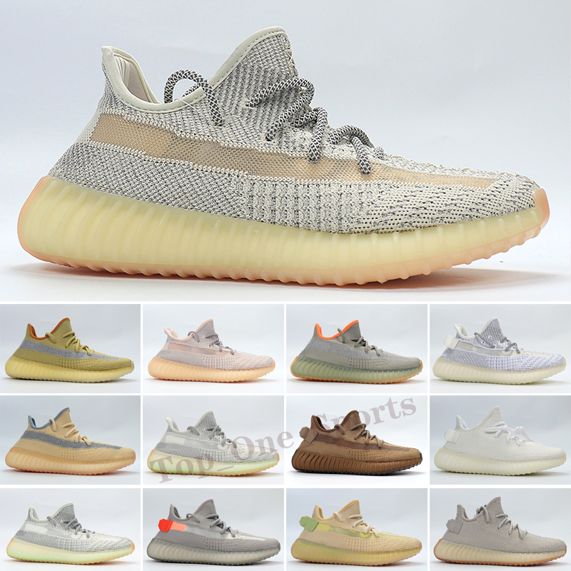 

2021 kanye west v2 run shoes yecher ash stone clay earth desert sage carbon cinder women mens sports sneakers