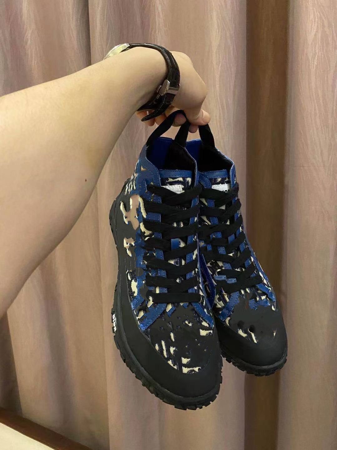 

Fashion 21SS oblique printing platform high-quality men's and women's triple retro shoes, shoe size 35-46 MJKJJ003