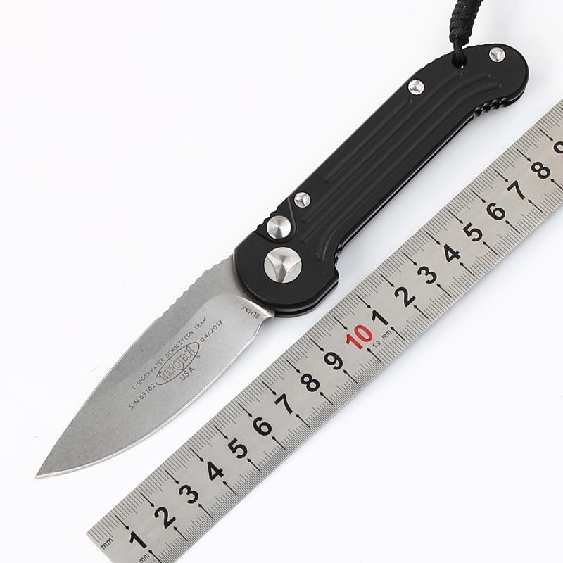 

Automatic knife Micro MT LUDT folding knife D2 blade 6061-T6 Aluminum alloy handle outdoor camping hunting pocket fruit kitchen Knives