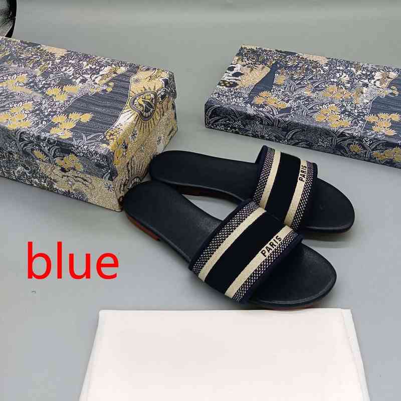 

Slippers Brand Sandals Luxury Designer Slides Floral Brocade Genuine Leather Flip Flops Women Shoes Sandal Without Box by shoe10 02 BBT3, #1