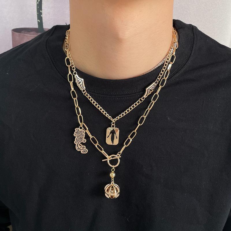 

Chains Hanemiya Kazutora Layered Necklace For Women Tokyo Revengers 2022 Japanese Anime Accessories Manga Jewelry Men's Neck Chain Gift