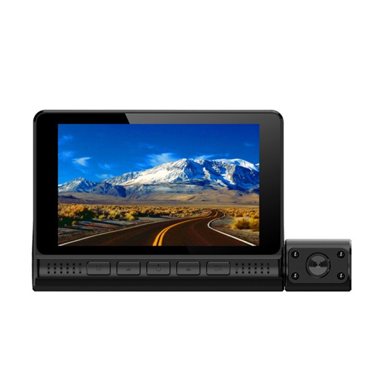 

Driving Recorder Three-Lens HD 4.0-Inch Touch Night Vision 1080P Vehicle Data Recorder (the Logistics Price Pls Contact US)