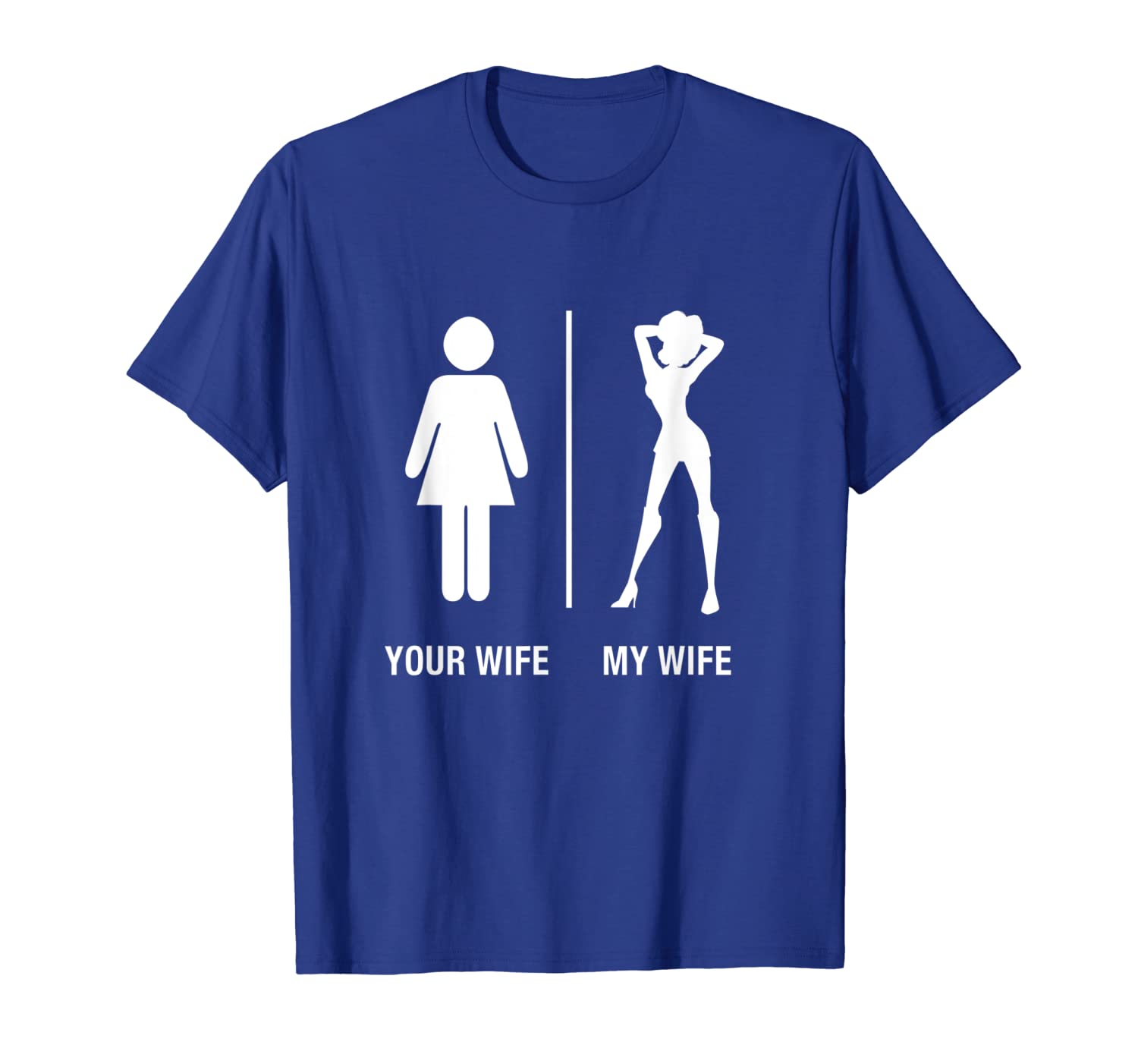 

your wife my wife trophy spouse shirt for hubby, White;black