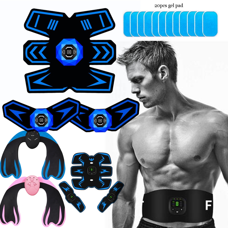 

NEW Muscle Stimulator EMS Abdominal Hip Trainer LCD Display Toner USB Abs Fitness Training Home Gym Weight Loss Body Slimming