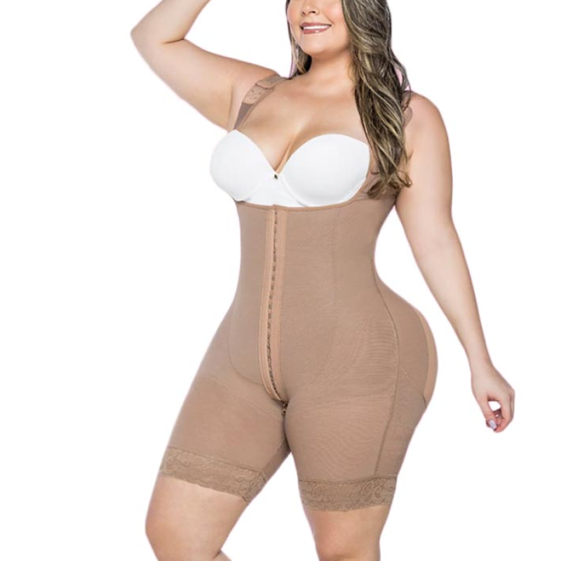 

Women' Shapers Guitar Curves Faja Full Body Shapewear For Women Hook And Eye Closure Tummy Control Bodyshaper Reducing Girdles, Black